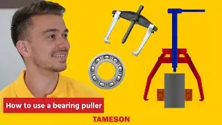 How to remove a bearing using a bearing puller I Tameson