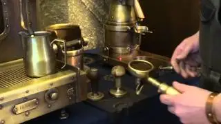 The new copper relief tamper for coffee