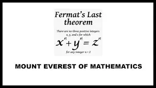THE MOST DIFFICULT PROBLEM IN MATHEMATICS || FERMAT'S LAST THEOREM