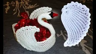 DIY - How to CROCHET SWAN IV | FREE PATTERNS candy bowl Swan