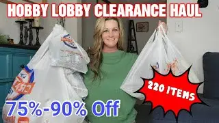 HOBBY LOBBY CLEARANCE HAUL | AMAZING SAVINGS | EVERYDAY ITEMS| OVER $1K