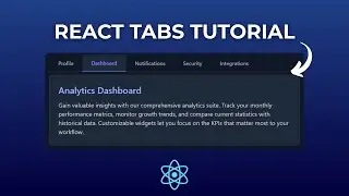 Build Modern Tabs in React JS with Tailwind CSS – Step-by-Step Tutorial