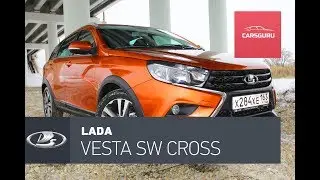 Lada Vesta SW Cross test drive. Orange Cross.