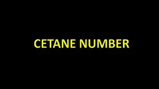 Cetane number
