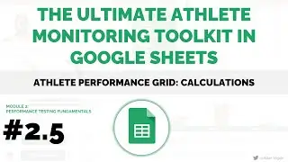 UAMT in Google Sheets #2.5 - Athlete Performance Grid Calculations
