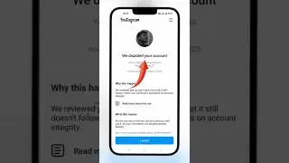 how to fix we disabled your account instagram / we disabled your account Instagram problem fix 2025