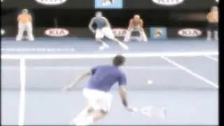 Roger Federer Moments -- Delicate FH Half Volley