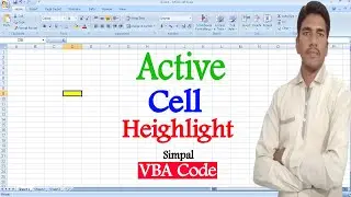 How to Excel new trick || Cell Heighligth in Excel