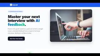 IntervAI Mock Interview Platform | React + Firebase + Gemini AI | Hackathon Project