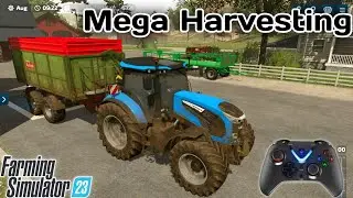 FS23, Mega Harvesting Combine Harvestor #fs23
