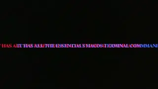 macOS essential commands