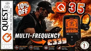 Quest Q35 | Multi-Frequency Metal Detector | £339 10% Off In Description