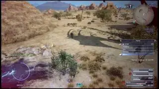 Final Fantasy XV - Noctis LV 84 VS. Dread Behemoth Lv 140  Timed Hunt