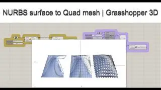 NURBS surface to Quad mesh | Grasshopper 3D