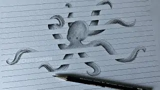 3D Drawing Illusion - Trick Art