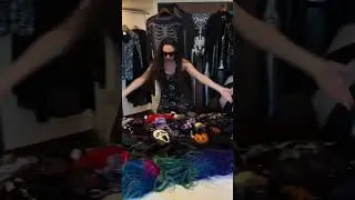 When my bf asks why we need to check 3 bags for the gothic cruise😅🚢⚰️ #gothiccruise #gothgirl #alt