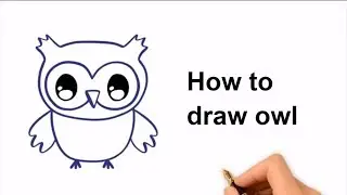 Owl, how to draw an owl, how to draw owl step by step