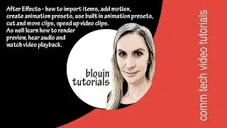 After Effects CC - How to create Motion / Animations in Adobe After Effects Tutorial