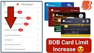 BOB Credit Card Limit Increase Offer For All 😍