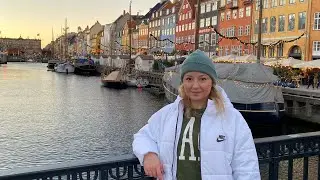 🇩🇰 Denmark Copenhagen Christmas Walk Nyhavn 🎄Christmas Lights