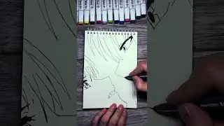Drawing anime 