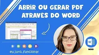 Word #2 - Como editar um PDF no Word