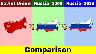 Soviet Union vs Russia 2000 vs Russia 2023 | Russia | Soviet Union | Comparison | Data Duck