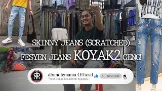 #dbundlemania #kasitengok #apaisibale MACAM2 FESYEN SEKARANG NI GENG! KALI NI JEANS KOYAK2 LETSGO!