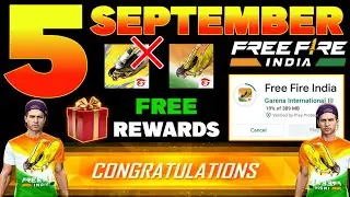 Free Fire India 5 September Ko Aayega 🇮🇳🔥 - 100% Confirmed? | Free Fire Upcoming events 🔥 | FF india
