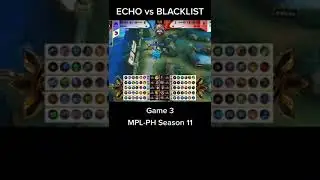 Echo Philippines pa rin ang nakakuha ng panalo sa huli kontra Blacklist International.