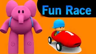 Let's Have Fun Watching Cute Pocoyo Race | Fun For Kids