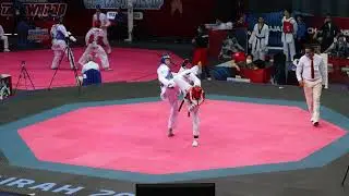 Sangsik Baek (Korea) Blue VS Ulugbek Rashitov (Uzbekistan) Red round 1-3