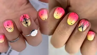 Дизайн на КОРОТКИХ ногтях. Кисть, которая рисует за тебя) Геометрия стала еще проще.