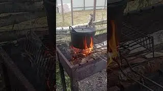 борщ на костре
