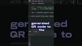 Create a QR Code with 7 Lines of Python