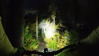 Thrilling Nighttime DH Trails: Mountain Biking After Dark