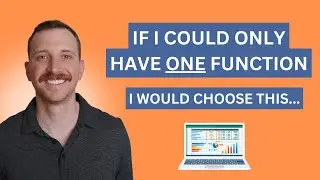 The MOST Important Spreadsheets Function