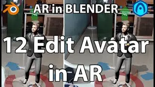 12 Verge3D Blender Edit Avatar in AR