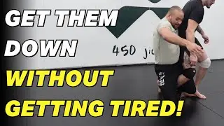An Effective Method to Get Bigger Opponents Down to The Mat in Wrestling or BJJ