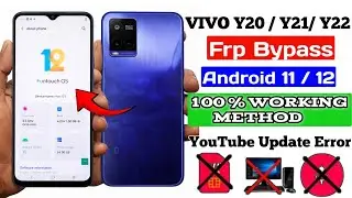 VIVO Y21 Frp Bypass 2026 Latest Update | Without Pc | VIVO Y21 Android 12 Google Account Remove 💯✅