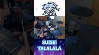 SUISEI Hathaway Talalala with DRUMS #星街すいせい #ホロライブ #hololive #hoshimachisuisei #shorts