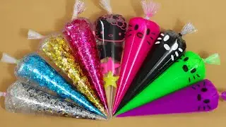 Making Slime with Piping Bags! Most Satisfying Slime Video★ASMR★#ASMR #PipingBags