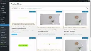 How to build and use image variations in Gutenberg using the variation library from the CBB plugin