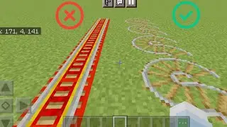 Weird but faster way than Normal Redstone Rail!