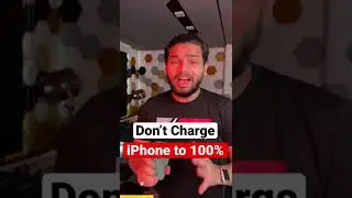 Stop Charging iPhone to 100% 🔥 
