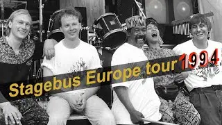 Stagebus Tour Europe 1994 TV announcement - Rene van Helsdingen trio & Luluk Purwanto