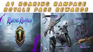 A1 ROARING RAMPAGE ROYALE PASS REWARDS | PUBG MOBILE