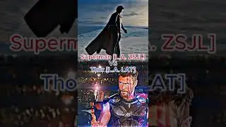 Superman Vs. Thor (DCEU Vs MCU) Edit #shorts