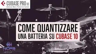 Come mettere a tempo una batteria su Cubase 10