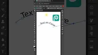 Photopea Text on Curve 